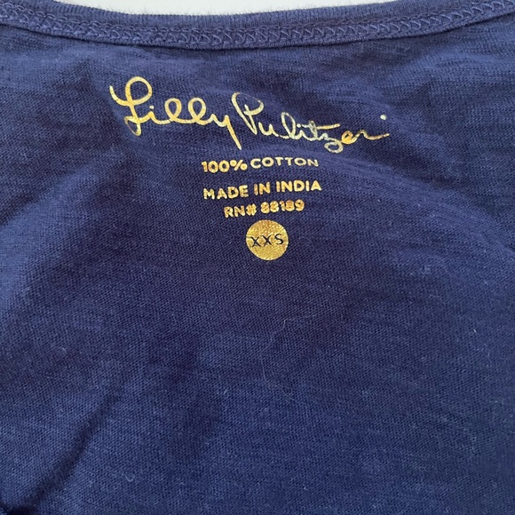 Lilly Pulitzer navy tank - Picture 3 of 3
